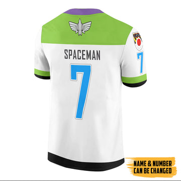 Gearhumans 3D Space Ranger Buzz Lightyear Custom Name Custom Number Jersey