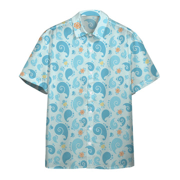 Gearhumans 3D Squirtle PKM x Hawaii Custom Hawaiian Shirt