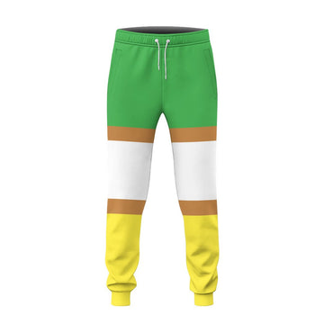 Gearhumans 3D Green Koopa Troopa Sports Custom Sweatpants