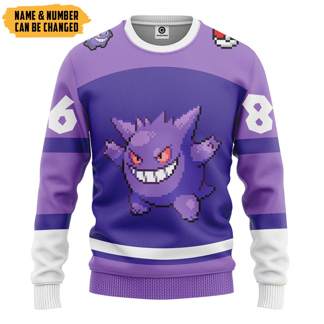 Pokemon Team Shiny 094 Gengar art shirt, hoodie, sweater