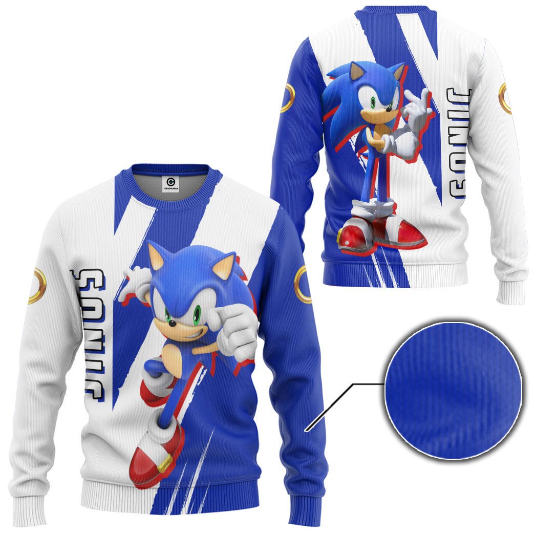 Custom Super Sonic 3/4 Sleeve Shirt By Cm-arts - Artistshot