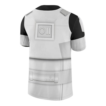 Gearhumans 3D SW Stormtrooper Custom Football Jersey