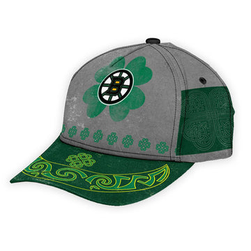 Gearhumans 3D Boston Bruins St Patrick Day Custom Hat