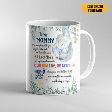 Gearhumans 3D First Mother Day To My Mommy Custom Name Custom Photo Mug