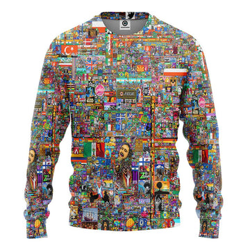 Gearhumans 3D R Place Custom Tshirt Hoodie Apparel