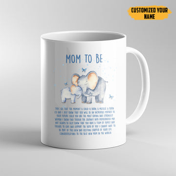 Gearhumans 3D Mummy To Be I Love You Custom Name Mug