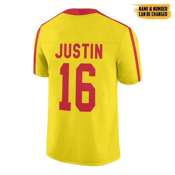 Gearhumans 3D SpongeBob Fry Cooks Custom Name Custom Number Hockey Jer