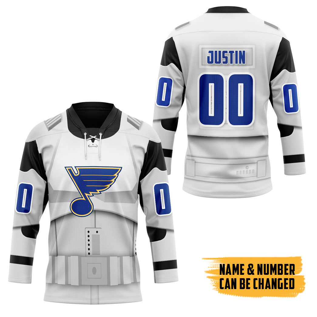 Gearhumans 3D Pride Month St. Louis Blues Custom Name Custom Number Ho