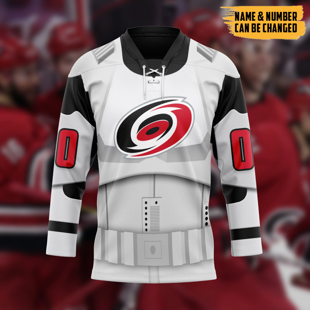 NHL Carolina Hurricanes Custom Name Number 2023 Stadium Series Jersey  T-Shirt