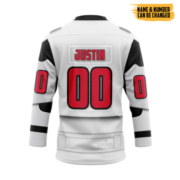 Gearhumans 3D S.W x Chicago BlackHawks May The 4th Be With You Custom Name Custom Number Hockey Jersey