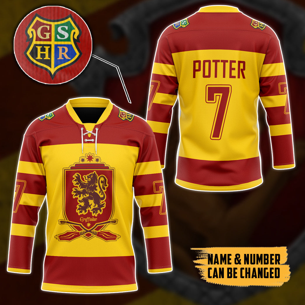 Harry Potter Personalized Gryffindor House Baseball Jersey