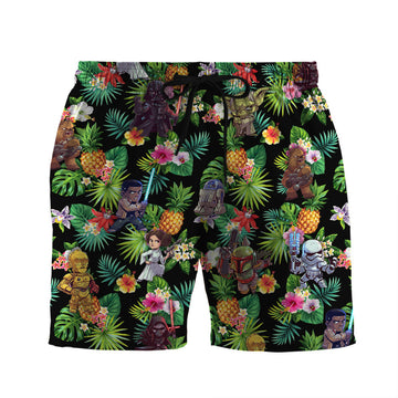 Gearhumans 3D S.W Tropical Vibe Custom Men Shorts