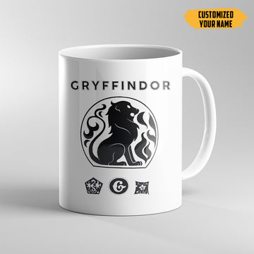 Gearhumans 3D H.P Gryffindor Custom Name Mug