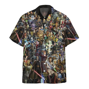 Gearhumans 3D S.W All Characters Custom Hawaiian Shirt
