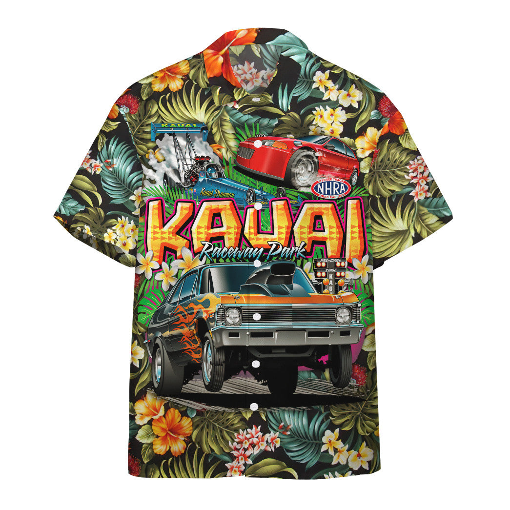 Gearhumasn 3D Kauai Drag Racing Custom Hawaii Shirt