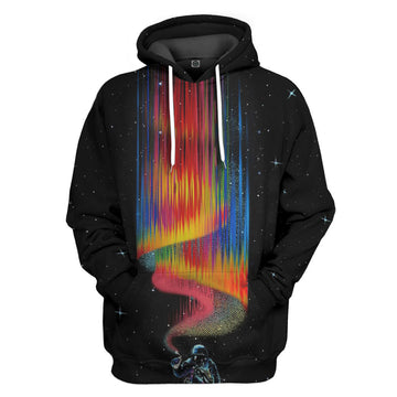 Gearhumans Astronaut Filling Color OuterSpace Custom Tshirt Hoodies Apparel