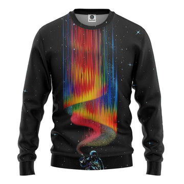 Gearhumans Astronaut Filling Color OuterSpace Custom Tshirt Hoodies Apparel