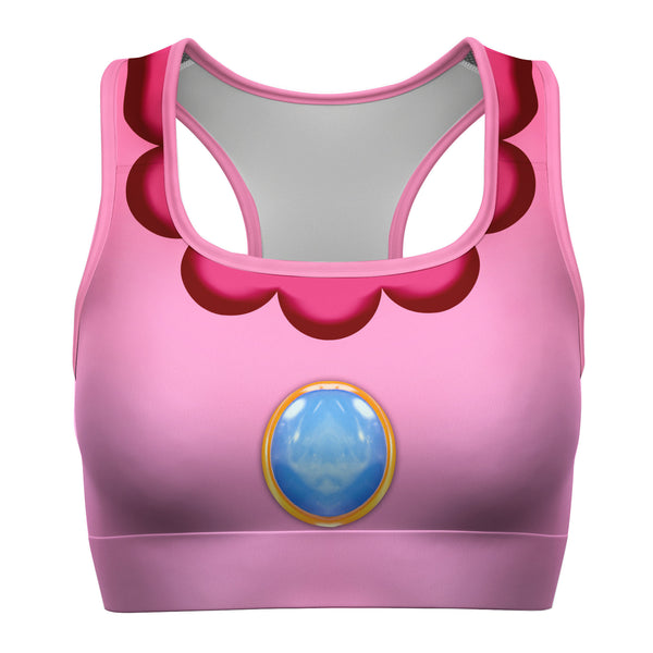 Gearhumans 3D Princess Daisy Custom Sport Bra