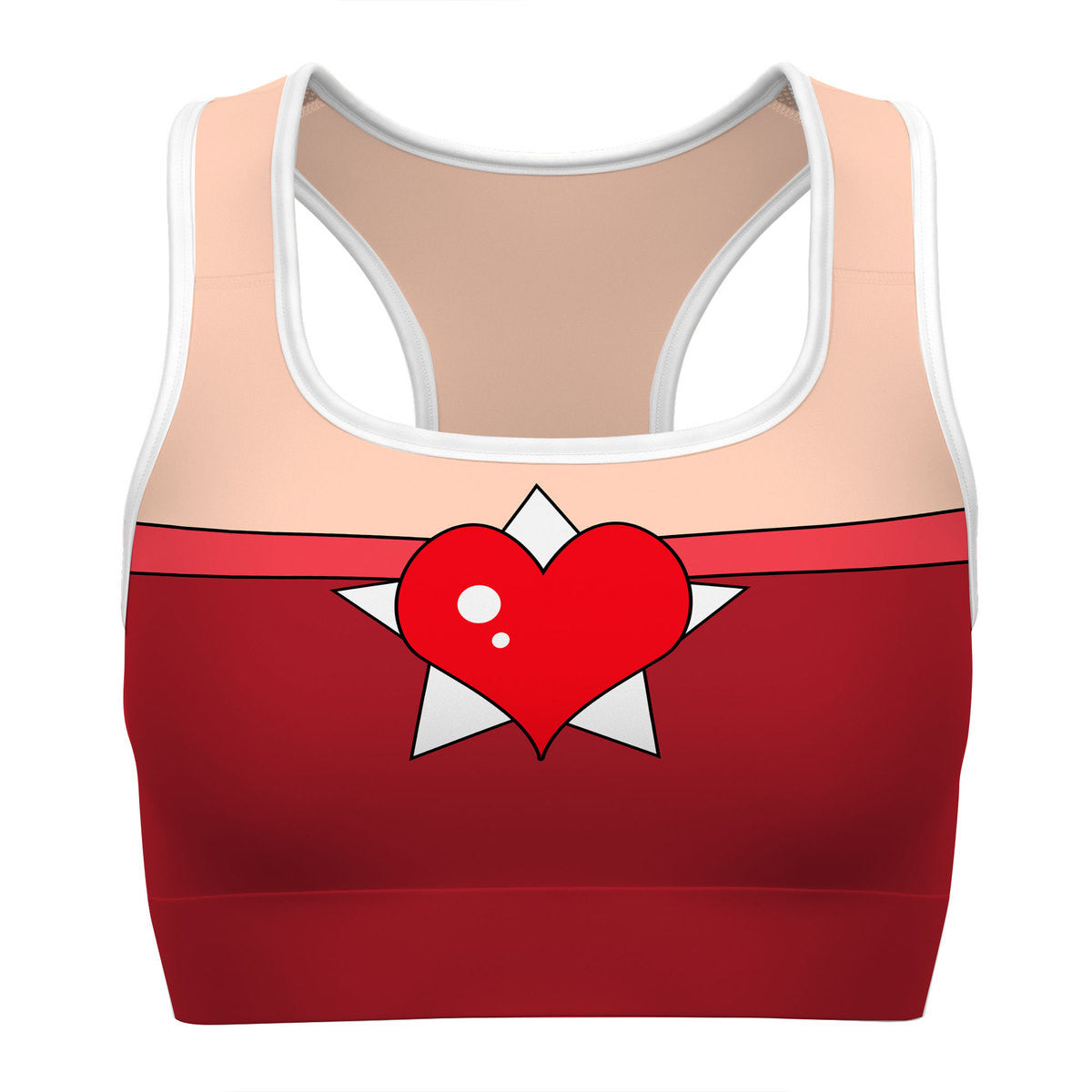 Gearhumans 3D Mario Princess Mona Custom Sport Bra