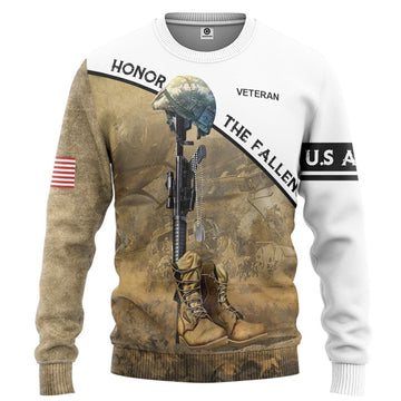 Gearhumans 3D Honor The Fallen Custom Tshirt Hoodie Apparel