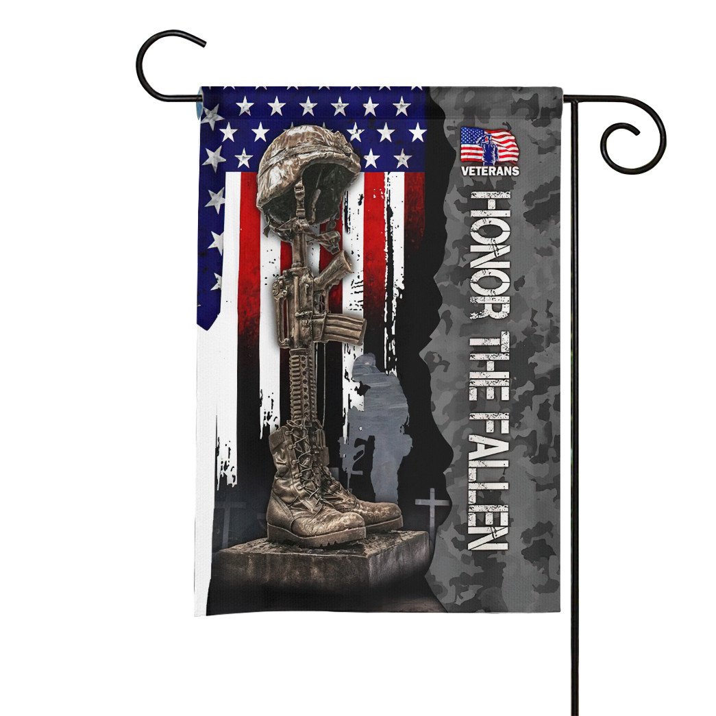Gearhumans 3D Honor The Fallen Memorial Day Custom Flag