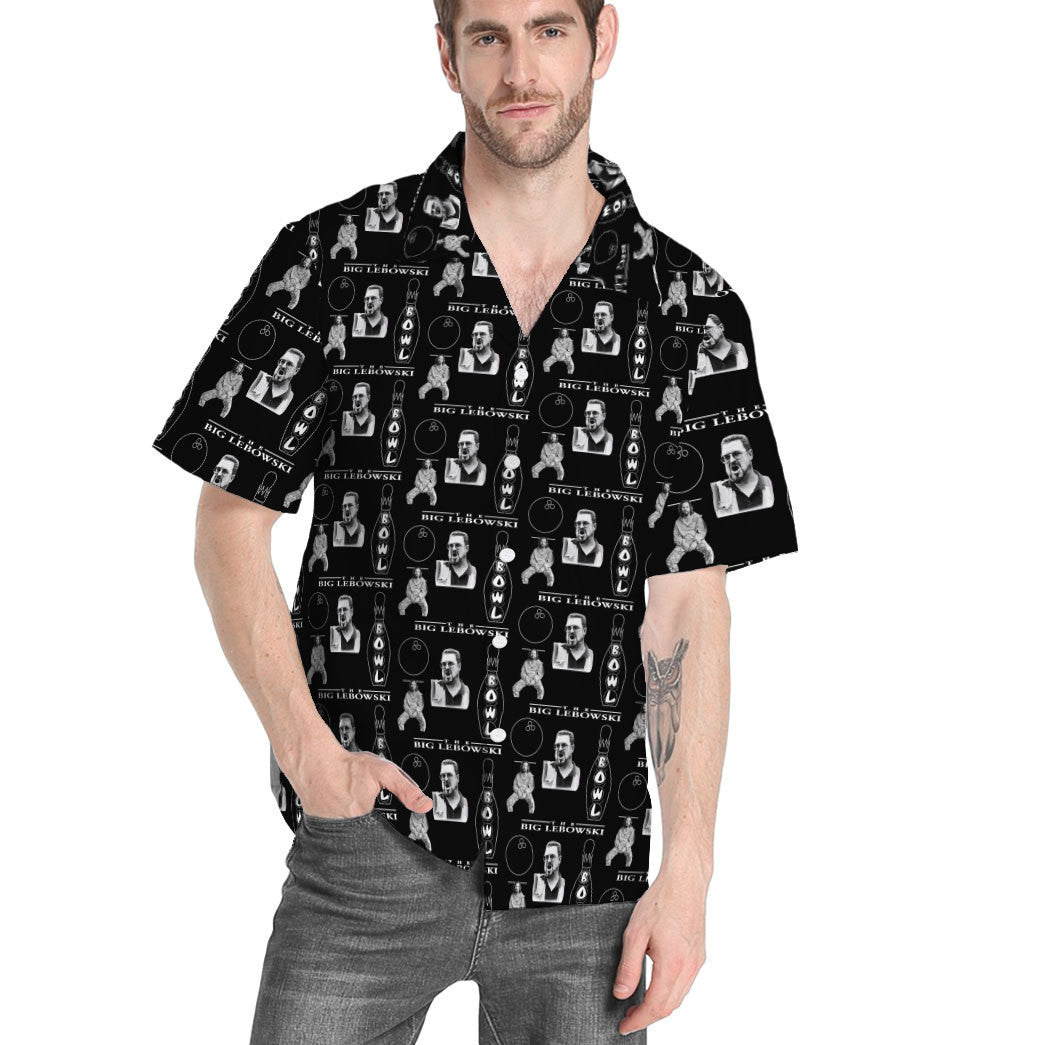 Gearhumans 3D The Big Lebowski Custom Hawaiian Shirt