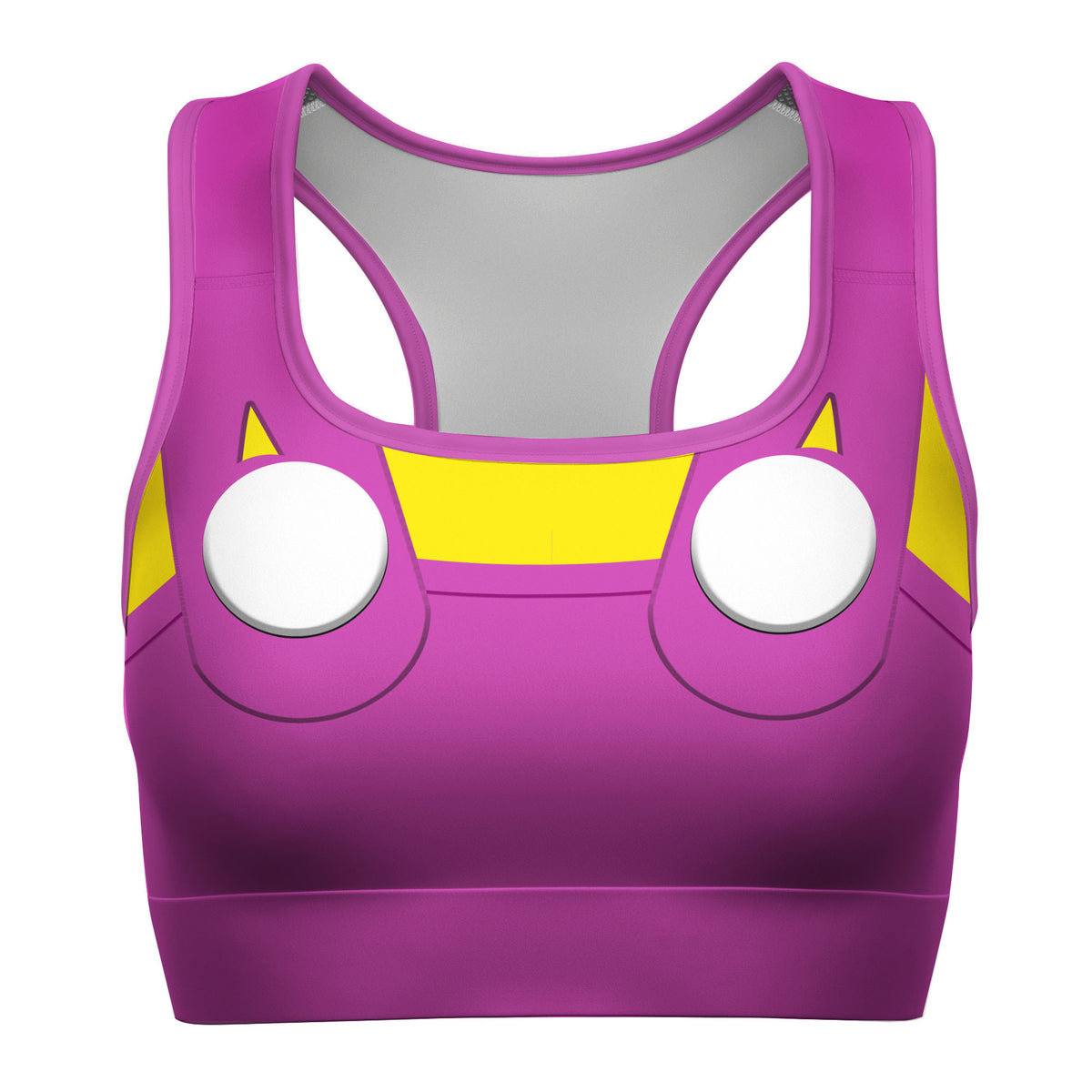 Gearhumans 3D Mario Wario Custom Sport Bra