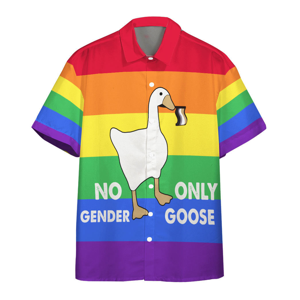 Gearhumans 3D No Gender Only Goose Custom Hawaiian Shirt