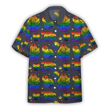 Gearhumans 3D S.W Pride Month Custom Hawaiian Shirt