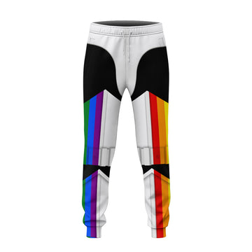 Gearhumans 3D S.W Stormtrooper LGBT Pride Month Custom Sweatpants