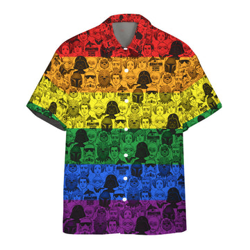 Gearhumans 3D S.W And Faces LGBT Pride Month Ver Custom Hawaiian Shirt