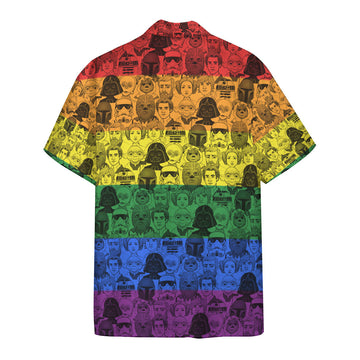 Gearhumans 3D S.W And Faces LGBT Pride Month Ver Custom Hawaiian Shirt