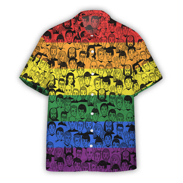 Gearhumans 3D S.T And Faces LGBT Pride Month Ver Custom Hawaiian Shirt