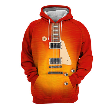 Gearhumans Gibson Guitar - 3D All Over Printed Shirt