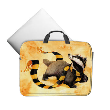 Gearhumans 3D HP Yellow House Custom Laptop Bag