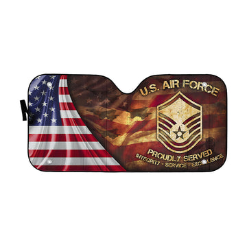 Gearhumans 3D US Air Force Auto Sun Shade