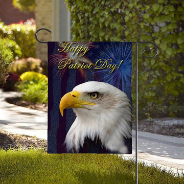 Gearhumans 3D Happy Patriot Day Eagle Custom Flag