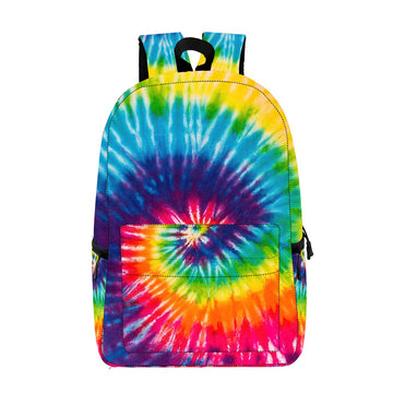 Gearhumans 3D Hippie Tie Dye Custom Backpack