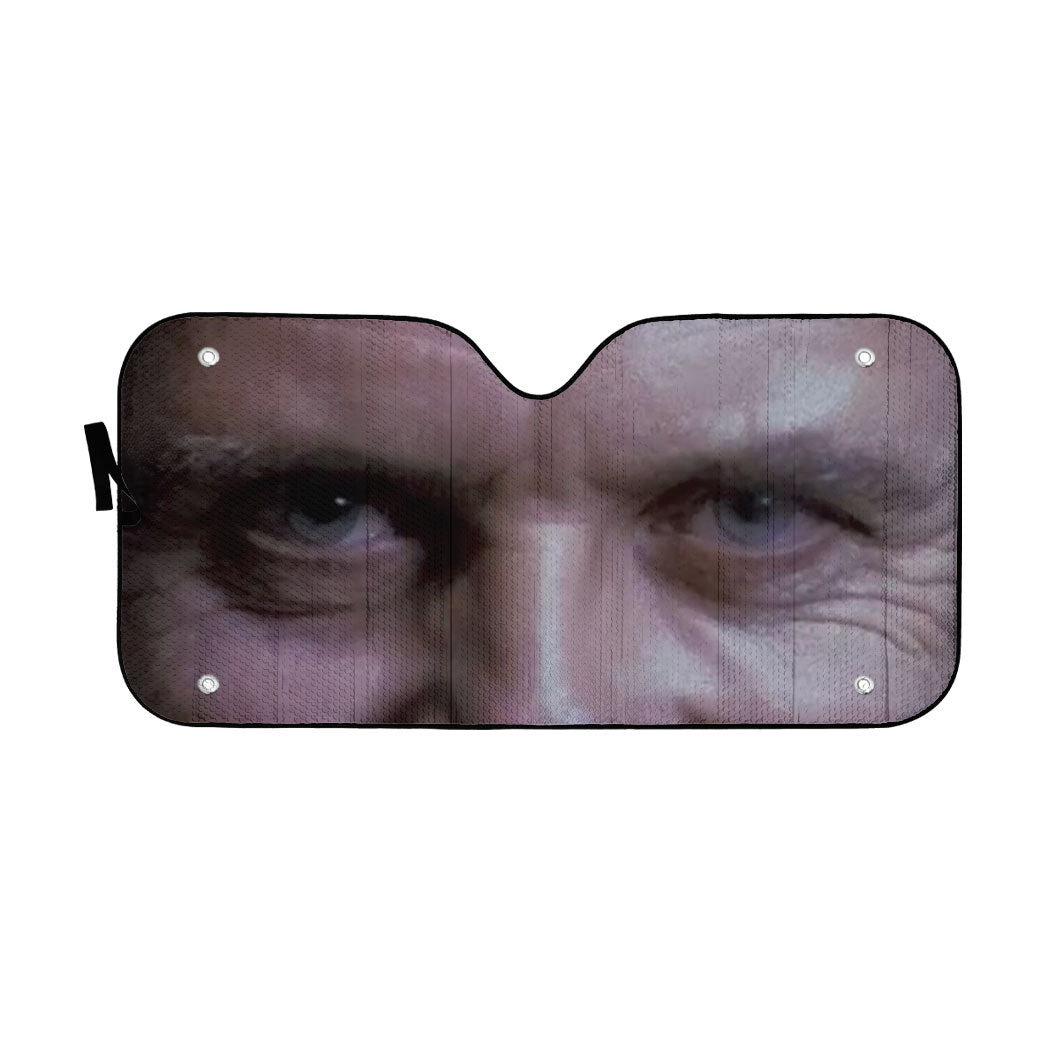 Gearhumans 3D Hannibal Lecter Eyes Custom Car Auto Sunshade