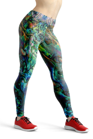 Gearhumans 3D Water Color Art Custom Legging