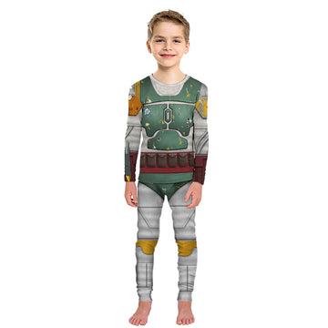 Gearhumans 3D Star Wars Boba Fett Custom Family Pyjamas