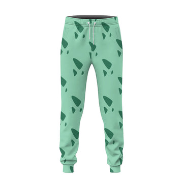 Gearhumans 3D Bulbasaur Custom Sweatpants