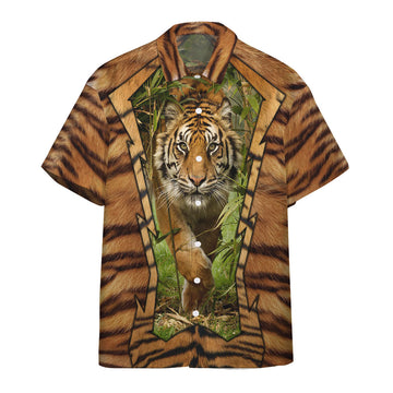 Gearhumans 3D Jungle Tiger Custom Hawaii Shirt