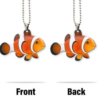 Gearhumans 3D Clownfish Custom Car Hanging
