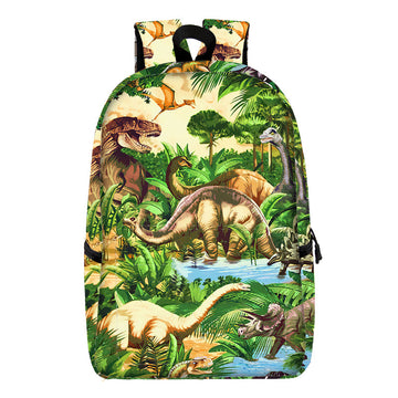Gearhumans 3D Dinosaur World Custom Backpack