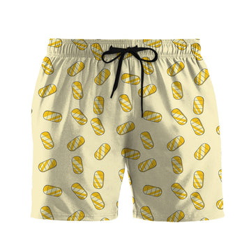 Gearhumans 3D Meowth Gold Coin Pattern Custom Men Short