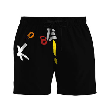 Gearhumans 3D Kobe Bryant Custom Summer Beach Shorts Swim Trunks