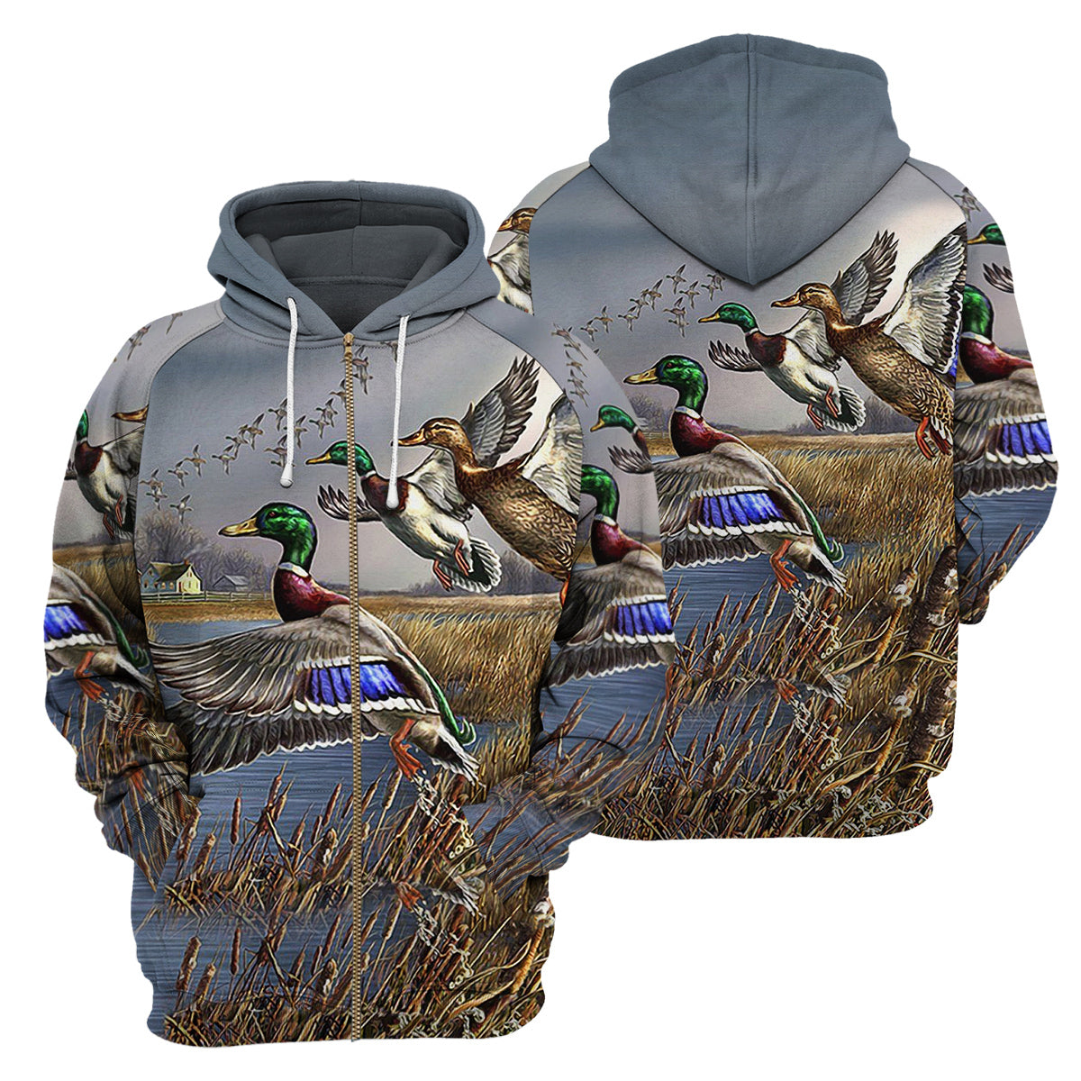 Santa duck 2024 hunting hoodie