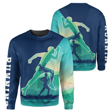 Gearhumans Man Running - 3D All Over Printed Shirt