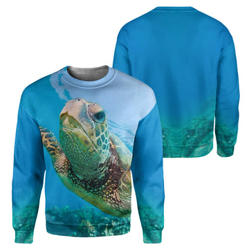 Gearhumans Sea Turtle - 3D All Over Printed Shirt